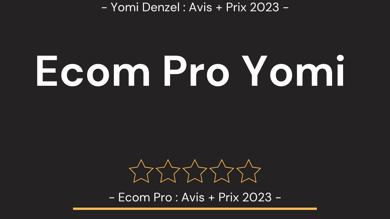 Arnaque Ecom Pro